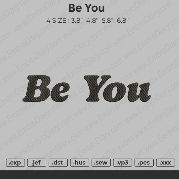 Be You Embroidery