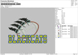 Blackcats Embroidery File 6 sizes