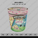 Ben And Jerry Embroidery