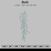 Bolt Embroidery