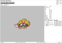 Boruto Cloud Embroidery File 6 sizes