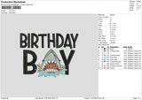 Brithday Boy Embroidery File 6 sizes