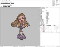 Bratz Yasmin Embroidery