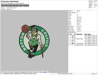 Boston Celtics Embroidery