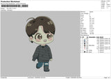 Chibi Boy 01 Embroidery File 6 sizes
