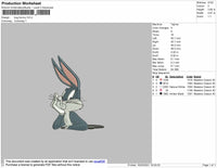 bugs bunny embroidery