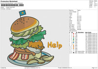 Burgers Help Embroidery