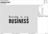 Business Embroidery File 6 sizes