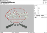 Callismoke B Embroidery File 6 sizes