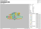 Capitalc Embroidery File  sizes