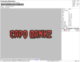 Capo Bankz Embroidery