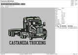 Cestaneda Truck Embroidery File 6 sizes