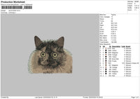 Cat 0103 Embroidery File 6 sizes