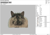 Cat 0103 Embroidery File 6 sizes