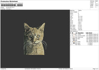 Cat 0412 Embroidery File 6 sizes