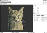 Cat 0412 Embroidery File 6 sizes