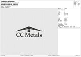 CC Metals Embroidery