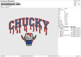 Chucky Kitty Embroidery