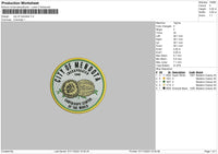 Mendota Embroidery File 6 sizes