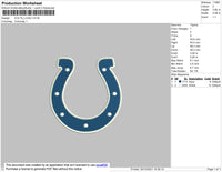 Colts Logo 2 Embroidery