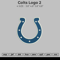 Colts Logo 2 Embroidery