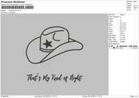 Cowboys Line Embroidery File 6 sizes