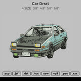 Car Drrat Embroidery