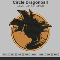 Circle Dragonball Embroidery