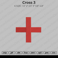 Cross 3 Embroidery