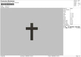 Cross1802 Embroidery File 6 sizes