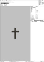 Cross1802 Embroidery File 6 sizes