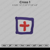 cross 1 Embroidery