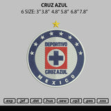 Cruz Azul Embroidery File 6 sizes