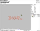 Dior Bee Embroidery 4 file