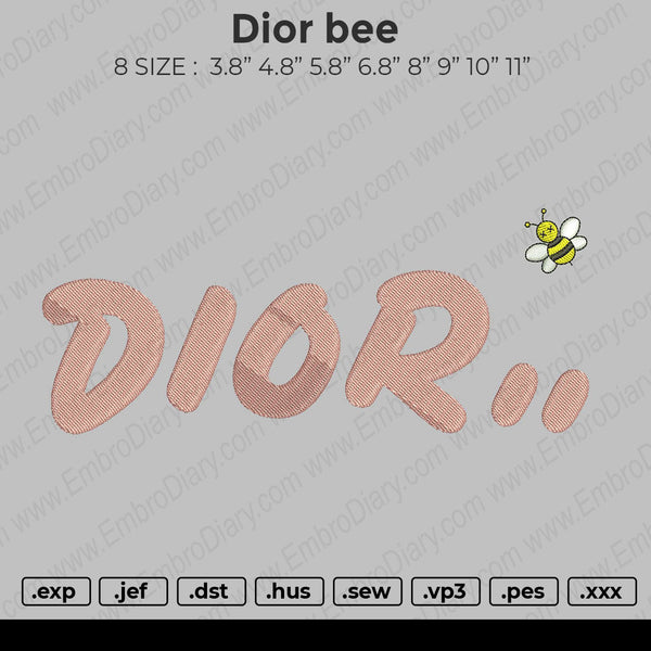 Dior Bee Embroidery 4 file