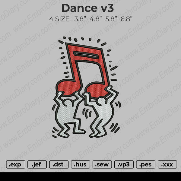 Dance V3 Embroidery