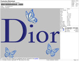 dior butterfly Embroidery