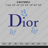 dior butterfly Embroidery