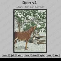 Deer Embroidery