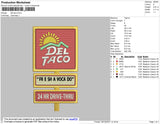 Del Taco Embroidery