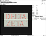 delta zeta rectangle