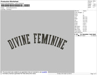 Devine Feminine Embroidery