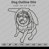 Dog Outline 004