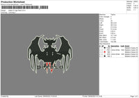 Diablo Iv Logo Embroidery File 6 sizes