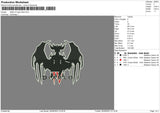 Diablo Iv Logo Embroidery File 6 sizes