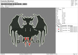 Diablo Iv Logo Embroidery File 6 sizes