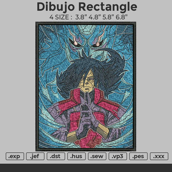 Dibujo Rectangle Embroidery