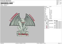 Dimonios Embroidery File 6 sizes