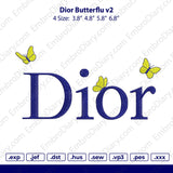 dior butterfly v2 Embroidery