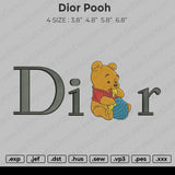 Dior Pooh Embroidery